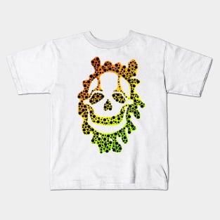 Toxic Skull (Orange & Yellow) Kids T-Shirt